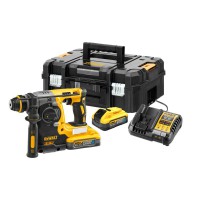 Dewalt DCH273H2T 18V XR Brushless SDS Plus 3 Mode Hammer 18V 2 x 5.0Ah POWERSTACK Batts, Charger & TSTAK Case £459.95